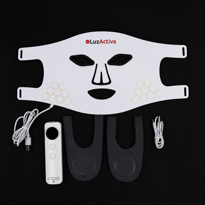 Máscara LED Facial | Luz Roja e Infrarroja
