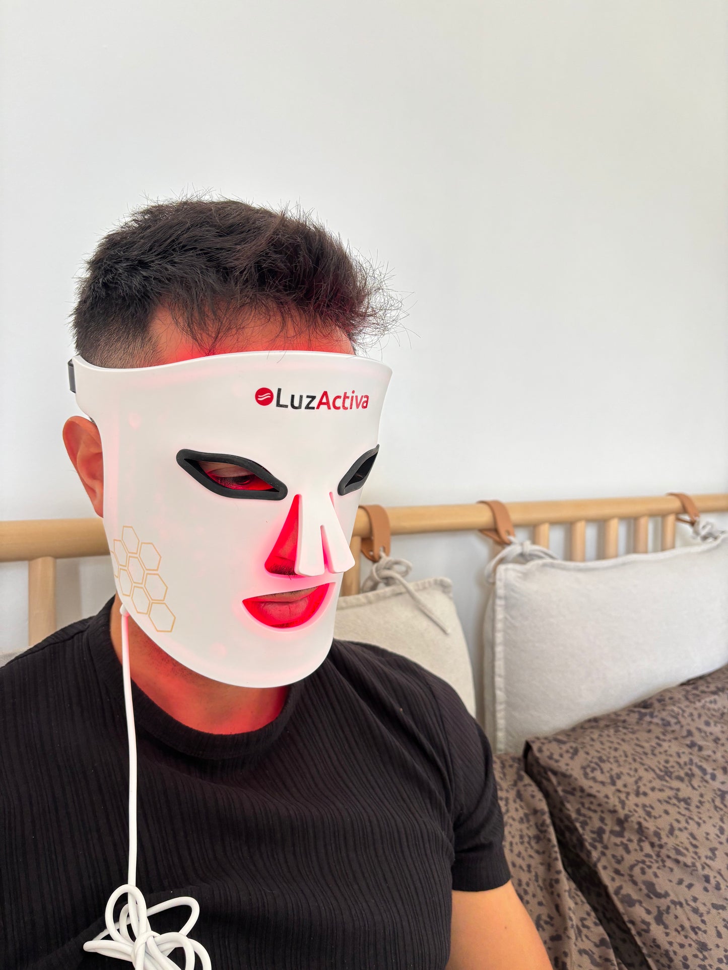 Máscara LED Facial | Luz Roja e Infrarroja