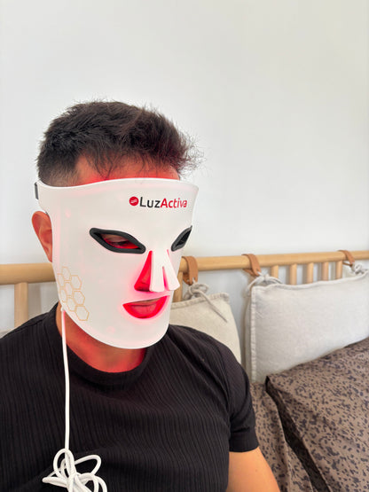 Máscara LED Facial | Luz Roja e Infrarroja