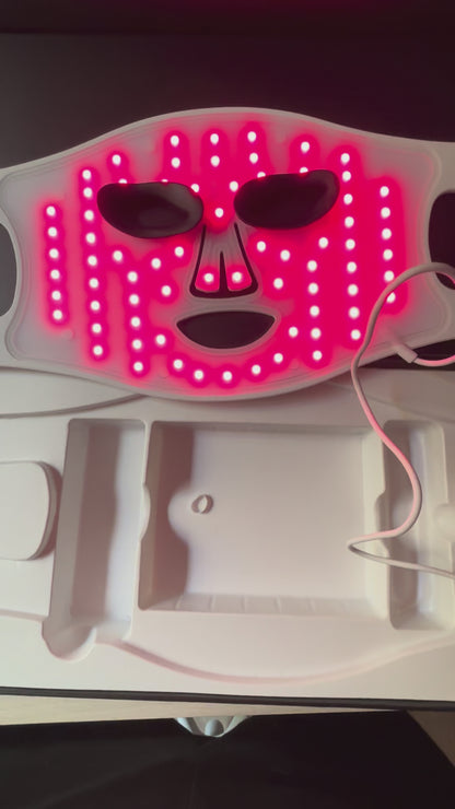 Máscara LED Facial | Luz Roja e Infrarroja